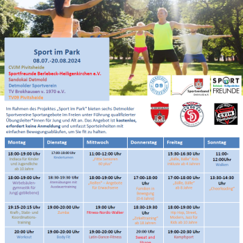 Sport im Park 2024